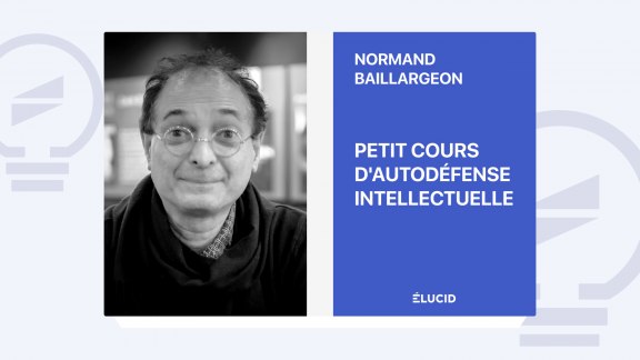 Petit cours d'autodéfense intellectuelle - Normand Baillargeon image