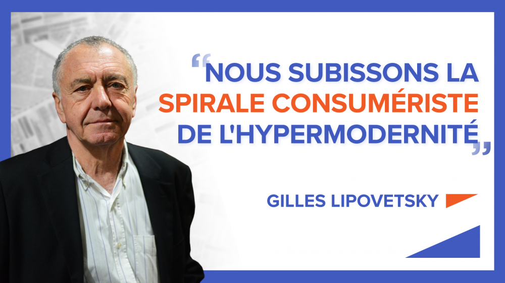 « Nous subissons la spirale consumériste de l'hypermodernité » Gilles Lipovetsky