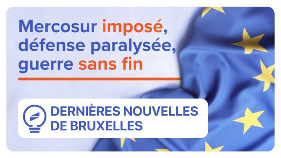 Mercosur imposé, défense paralysée, guerre sans fin : le prix de l’européisme image