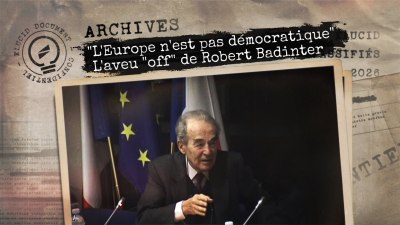 « L’Europe n’est pas démocratique » : quand Robert Badinter lâchait une bombe en off