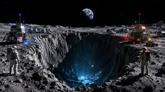 Course à la Lune : la bataille Chine–États-Unis pour les glaces lunaires image